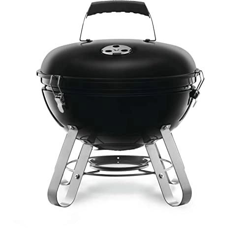 Napoleon 14 - INCH Portable Charcoal Grill - Black, (NK14K-LEG)