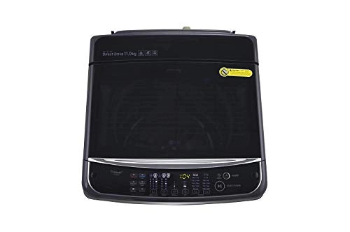 LG 11.0 Kg Inverter Wi-Fi Fully-Automatic Top Loading Washing Machine with Steam (THD11STM, Middle Black Color)