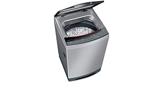 Bosch 12 kg Fully Automatic Top Loading Washing Machine (WOA126X1IN, Silver Inox)