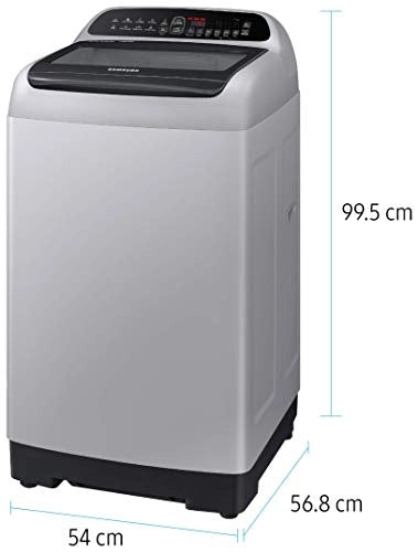 Samsung 6.5Kg Inverter 5 star Fully-Automatic Top Loading Washing Machine (WA65T4262VS/TL, Imperial Silver, Wobble tech)
