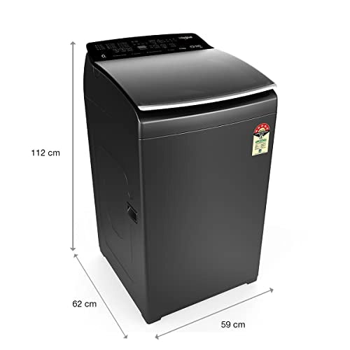 Whirlpool 7.5 Kg 5 Star Fully-Automatic Top Loading Washing Machine (360 BLOOMWASH PRO (540) 7.5, Graphite)
