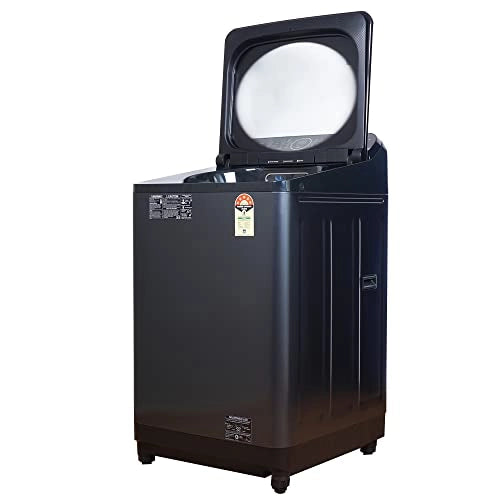Panasonic 13.5 Kg 5 Star Built-in Heater Fully-Automatic Top Loading Washing Machine (NA-FD135V1BB, Black Silver)