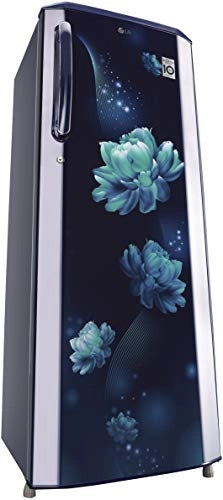 LG 270 L 3 Star Inverter Direct-Cool Single Door Refrigerator (GL-B281BBCX, Blue Charm, Moist 'N' FRESH)
