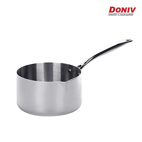 Doniv Titanium Triply Stainless Steel Milk Pan - 1ltr