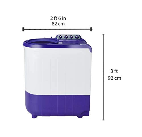 Whirlpool 8 kg 5 Star Semi-Automatic Top Load Washing Machine (ACE SUPER SOAK 8.0, Coral Purple, Supersoak Technology)