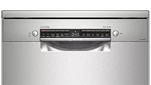 Bosch 14 Place Settings free-standing Dishwasher (SMS6HVI01I, Fingerprint free steel)