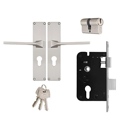 Godrej Door Locks 200 mm Door Handle set with Lock Body 2C 5991