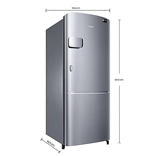 Samsung 192 L 3 Star Direct Cool Inverter Single Door Refrigerator (RR20T2Y2YS8/NL, Elegant Inox)