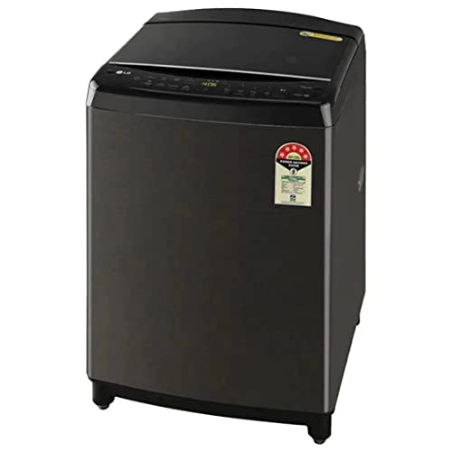 LG 10.0 Kg Inverter Wi-Fi Fully-Automatic Top Loading Washing Machine (THD10SWP, Platinum Black,Stainless Steel)