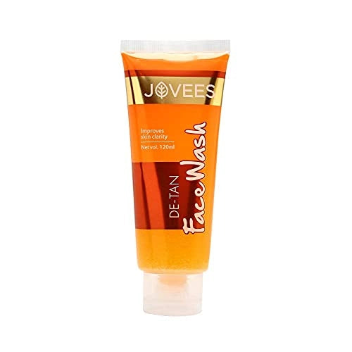 Jovees Herbal De-Tan Face Wash For Women/Men Paraben and Alcohol Free | 120 ML (Pack of 1)