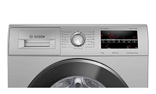 Bosch 8 Kg Fully Automatic Front Load Washing Machine (WAJ2846SIN, Silver)