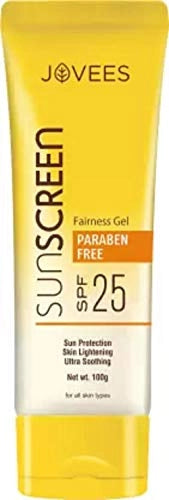Jovees SUNSCREEN Fairness Gel Spf 25 100g - SPF 25 (100 g)