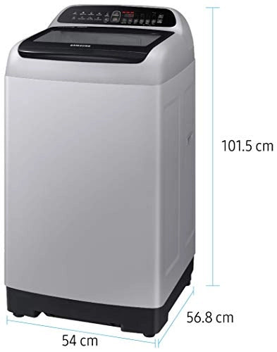 Samsung 7.0 Kg Inverter 5 star Fully-Automatic Top Loading Washing Machine(WA70T4262BS/TL, Imperial Silver, Wobble tech)