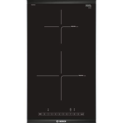 Bosch PIB375FB1E Built In Ceramic Glass Induction Hob with 2 Cooking Zones (Black)