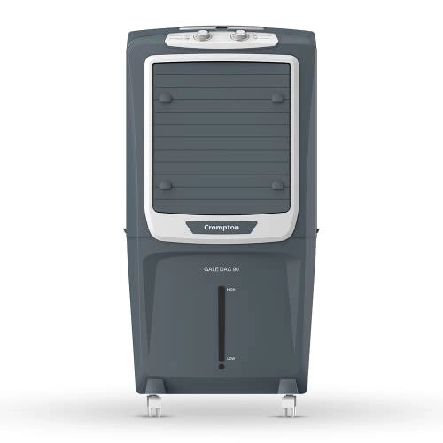 Crompton Gale DAC Desert Air Cooler- 90L, with Honeycomb pads, Grey, (ACGC-GALEDAC90)