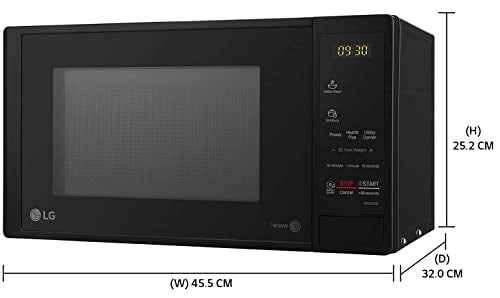 LG 20 L Solo Microwave Oven (MS2043DB, Black)