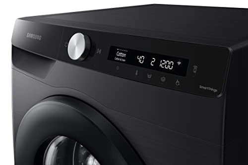 Samsung 7 Kg Fully-Automatic Front Loading Washing Machine with AI Control & SmartThings Connect (WW70T502DAB1TL,Black)