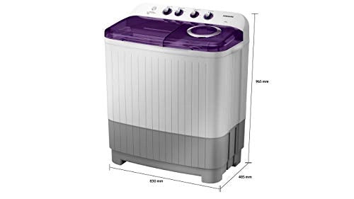 Samsung 7.0 Kg Inverter 5 star Semi-Automatic Washing Machine (WT70M3200HL/TL, Light Grey, Air turbo drying)