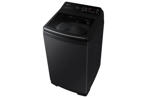 Samsung 8.0 kg Ecobubble 5 Star Fully Automatic Top Load Washing Machine with Heater (WA80BG4686BV/TL Black Caviar)