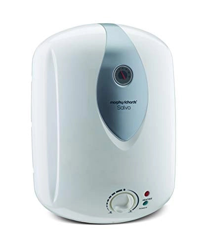 Morphy Richards Salvo 10-Litre Vertical Storage Water Heater (White)