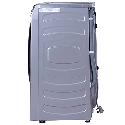 Haier 7 kg Inverter Motor Fully-Automatic Front Loading Washing Machine, Super Drum 1200 RPM (HW70-IM12929CS3, Heater)