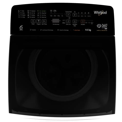 Whirlpool 9.5Kg 5 Star Inverter Fully Automatic Top Loading Washing Machine (360 BW PRO INV H 9.5 GRAPHITE, With Heater)