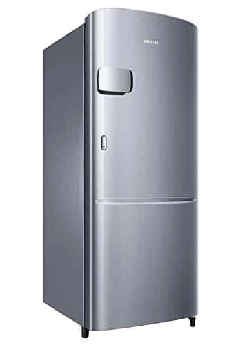 Samsung 192 L 2 Star with Inverter Single Door Refrigerator (RR20A2Y1BS8/NL, Silver, Elegant Inox)
