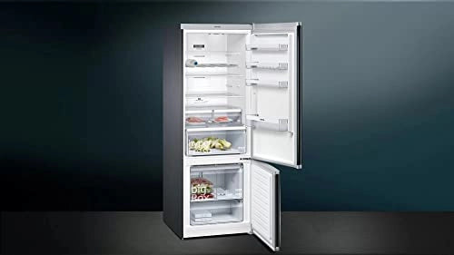 Siemens 559 Litre Double Door Refrigerator (KG56NXX40I, Black)