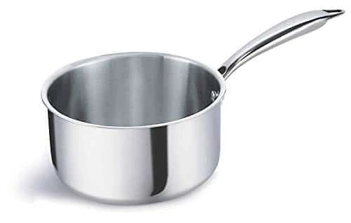 Alda Tea Pan Vitale Triply Stainless Steel 14cm (Silver) - 18cm, Silver