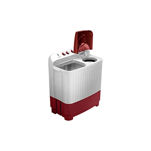 Samsung 7.5 Top Load Washing Machine (WT75M3000RR/TL_ Light Gray with Red Base)