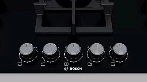 Bosch Serie | 6, 5 Burner Built in Gas hob, 90 cm, Tempered glass PPQ9B6O90I