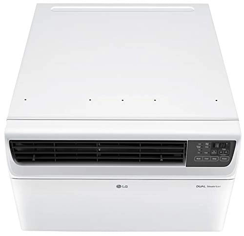 LG 1.5 டன் 4 ஸ்டார் டூயல் இன்வெர்ட்டர் விண்டோ ஏசி (காப்பர், கன்வெர்ட்டிபிள் 4-இன்-1 கூலிங், PW-Q18WUXA, 2022 மாடல், HD ஃபில்டர், வெள்ளை)