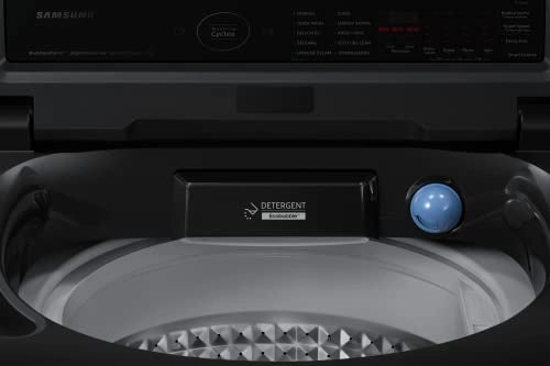 Samsung 8.0 kg Ecobubble 5 Star Fully Automatic Top Load Washing Machine with Heater (WA80BG4686BV/TL Black Caviar)