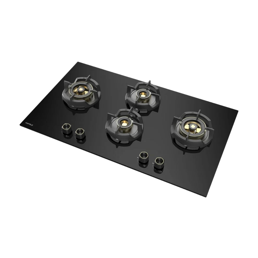 Hafele Augusta 360 60cm 3 Burner Built-in Gas Hob | Full Brass Burners