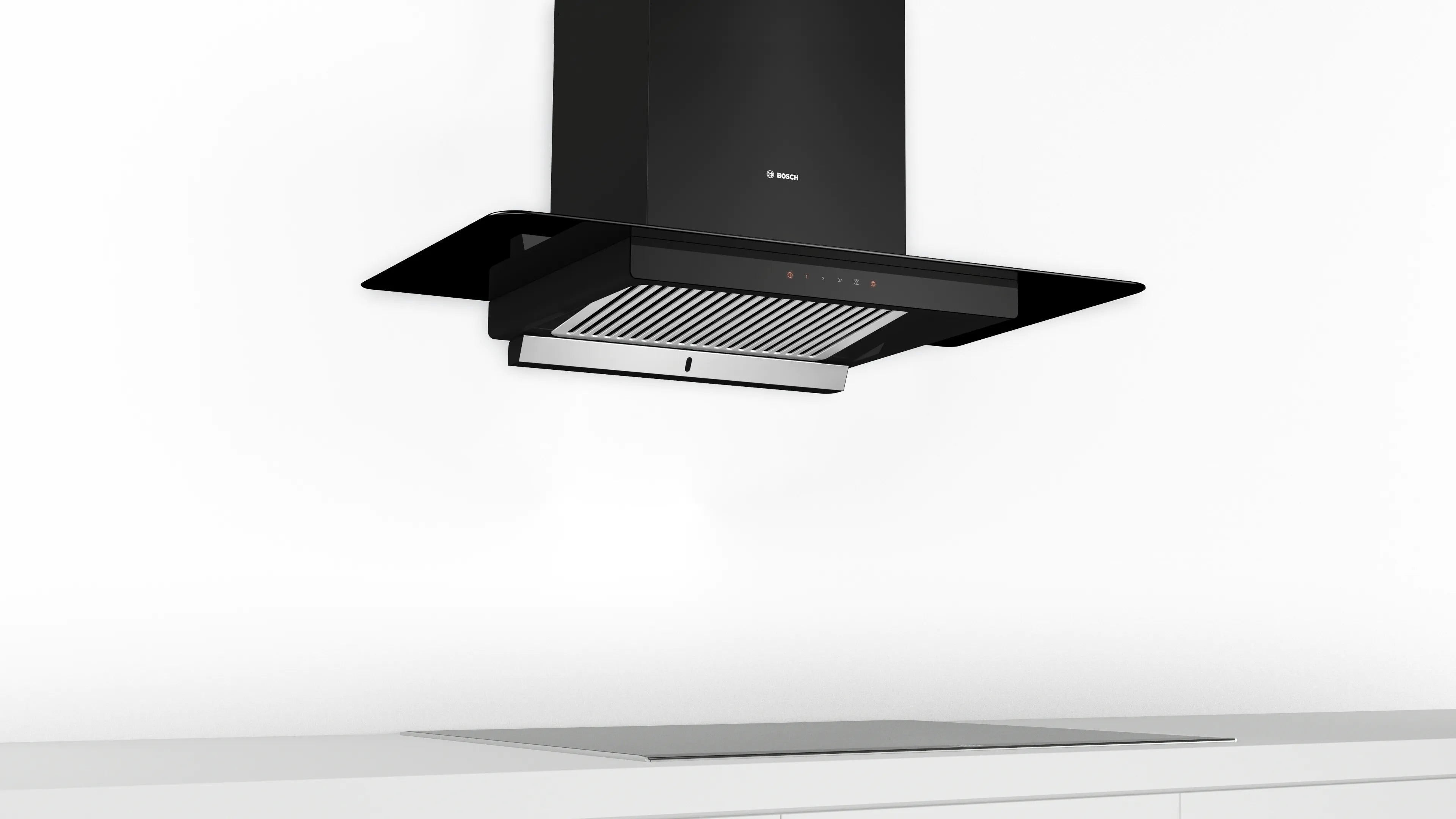Bosch DWGA98G60I Series 4 wall-mounted cooker hood 90 cm Matt black