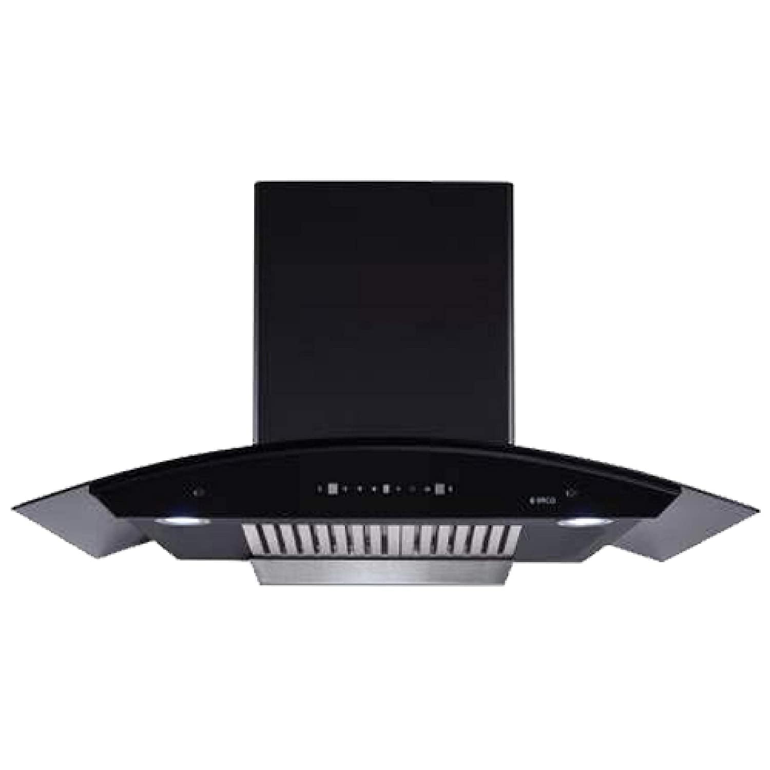 Elica 90 cm 1200 m3/hr Auto Clean Chimney with Free Kit (TBC HAC TOUCH BF 90 MS NERO, 2 BFs, Touch & MS Control, BK)