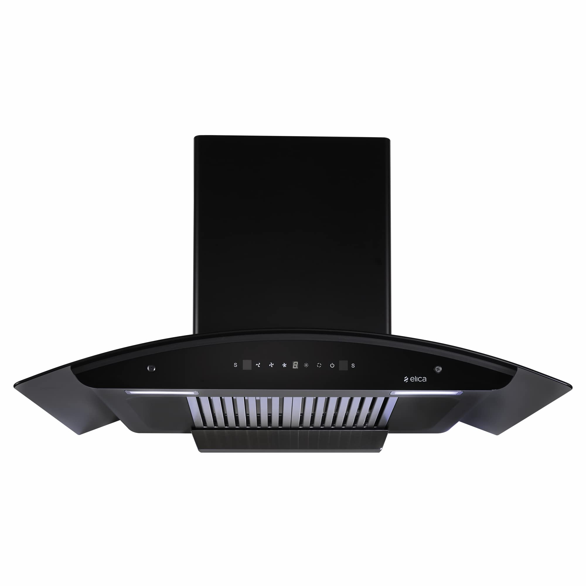 Elica 90 cm 1350 m3/hr Autoclean Baffle Filter Kitchen Chimney with 15 Years Warranty (BFCG 900 HAC LTW MS NERO)