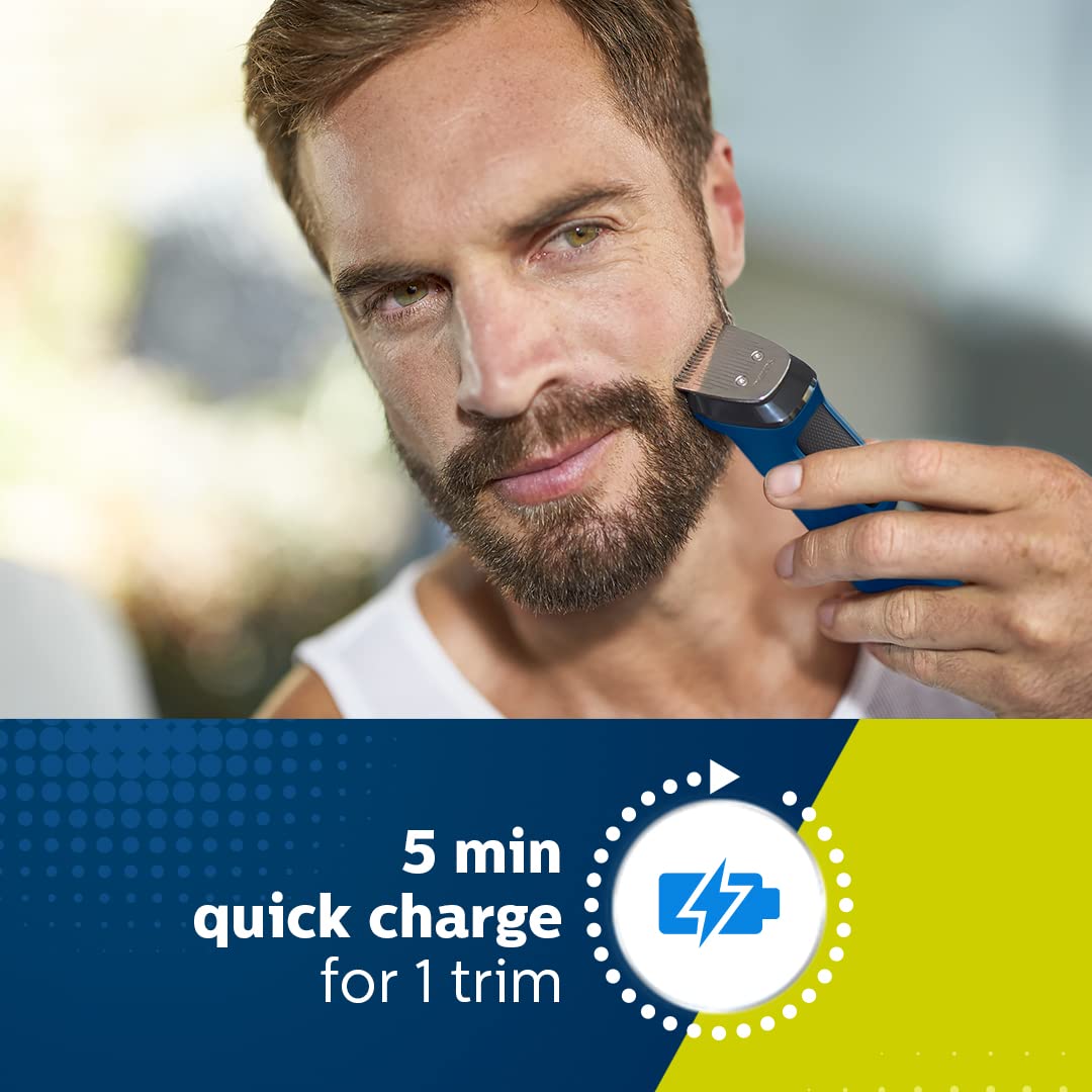 Philips Multi Grooming Kit MG7707/15, 12-in-1, Face, Head and Body - All-in-one Trimmer. Power adapt technology for precise trimming, 90 Mins Run Time with Quick Charge