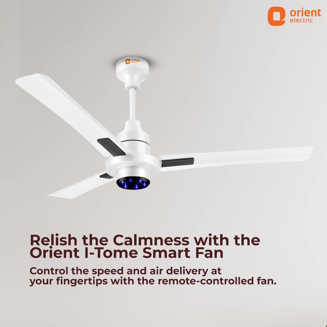 Orient Electric Fan I-Tome Smart 1200mm White