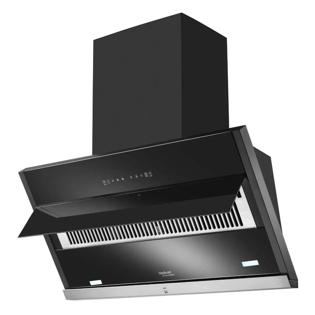 Hindware Wall Mount Chimney MAPLE 90 BLK Auto Clean