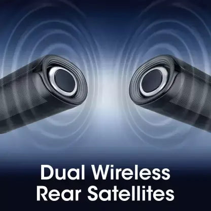 ZEBRONICS ZEB JukeBar 700 5.1 Dolby Audio with Dual Wireless Rear Satellites 525 W Bluetooth Soundbar  (Black, 5.1 Channel)