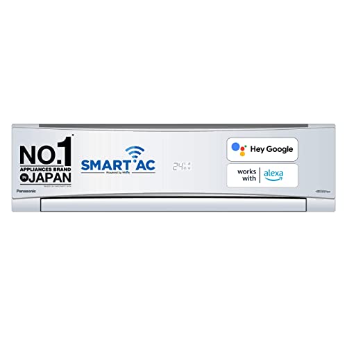 Panasonic 1.5 Ton 3 Star Wi-Fi Inverter Smart Split AC (Copper Condenser, 7 in 1 Convertible with additional AI Mode, PM 0.1 Air Purification Filter, CS/CU-SU18YKYWT,2023 Model, White)