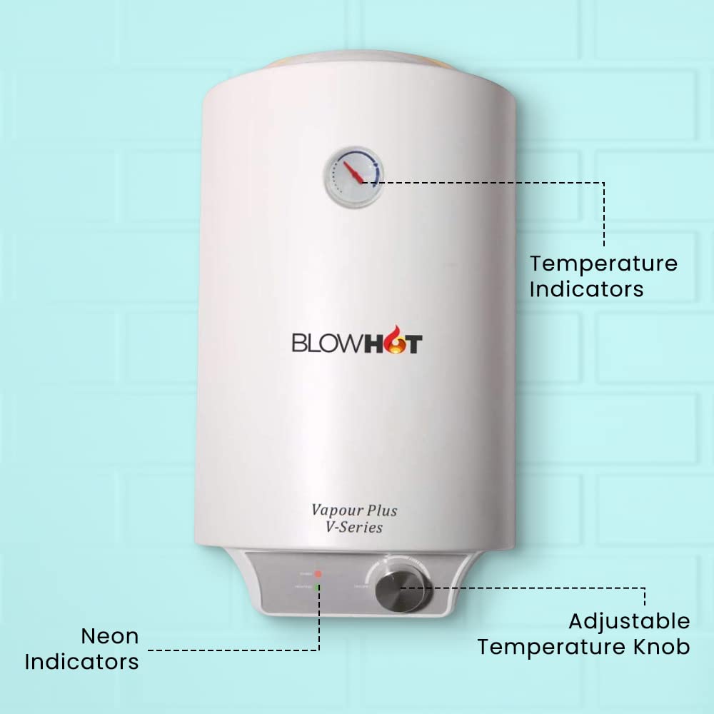 BLOWHOT Electric Storage Water Heater Geyser Vapour Plus V- SERIES  5 Star Rating (25 Litre, Vertical)