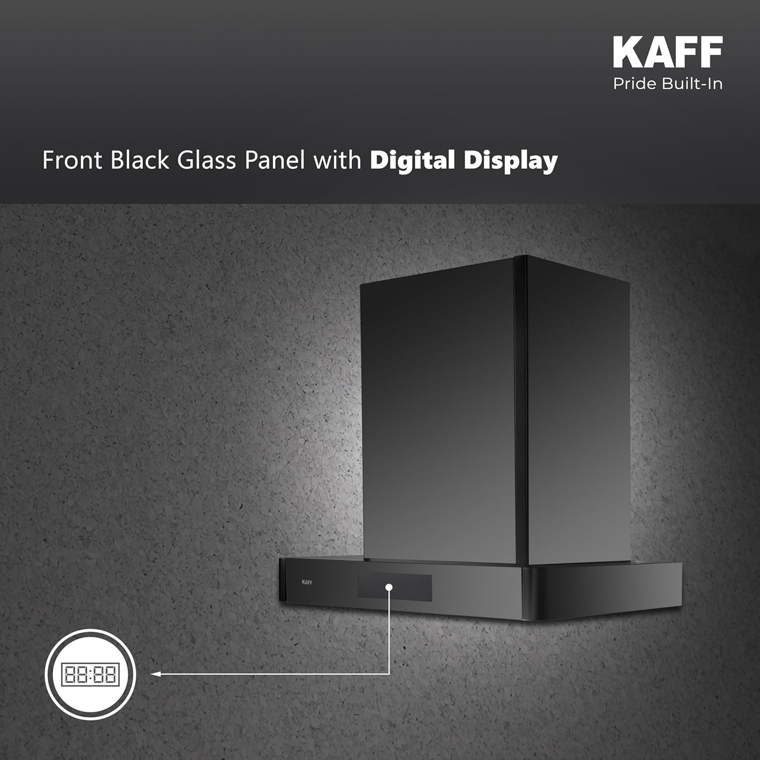 KAFF XPRO 60cm Kitchen Chimney | 1400 m³/hr Suction | Filterless Auto Clean | Motion Sensor & Touch Control