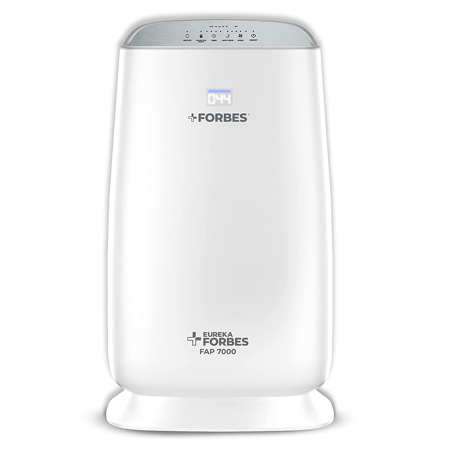 Eureka Forbes Air Purifier FAP 7000|Eliminate 99.95% Bacteria & Viruses|HEPA Filter|Controls Foul Smell (White), Standard