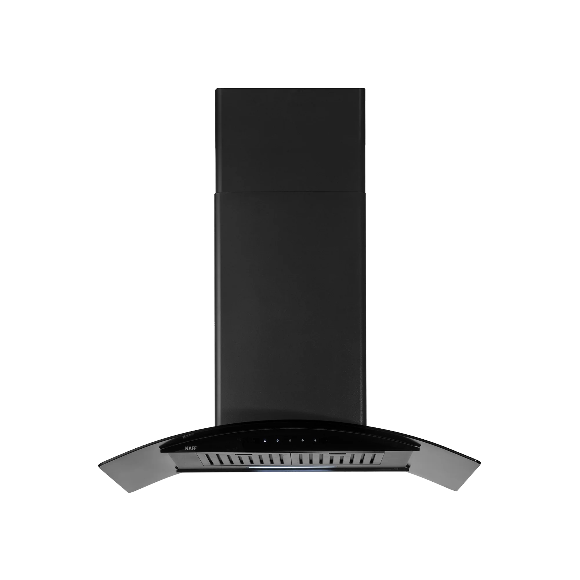 Kaff OPEC DHC 90 BLK (IS) - Island Chimney with Heavy Duty Baffle Filter