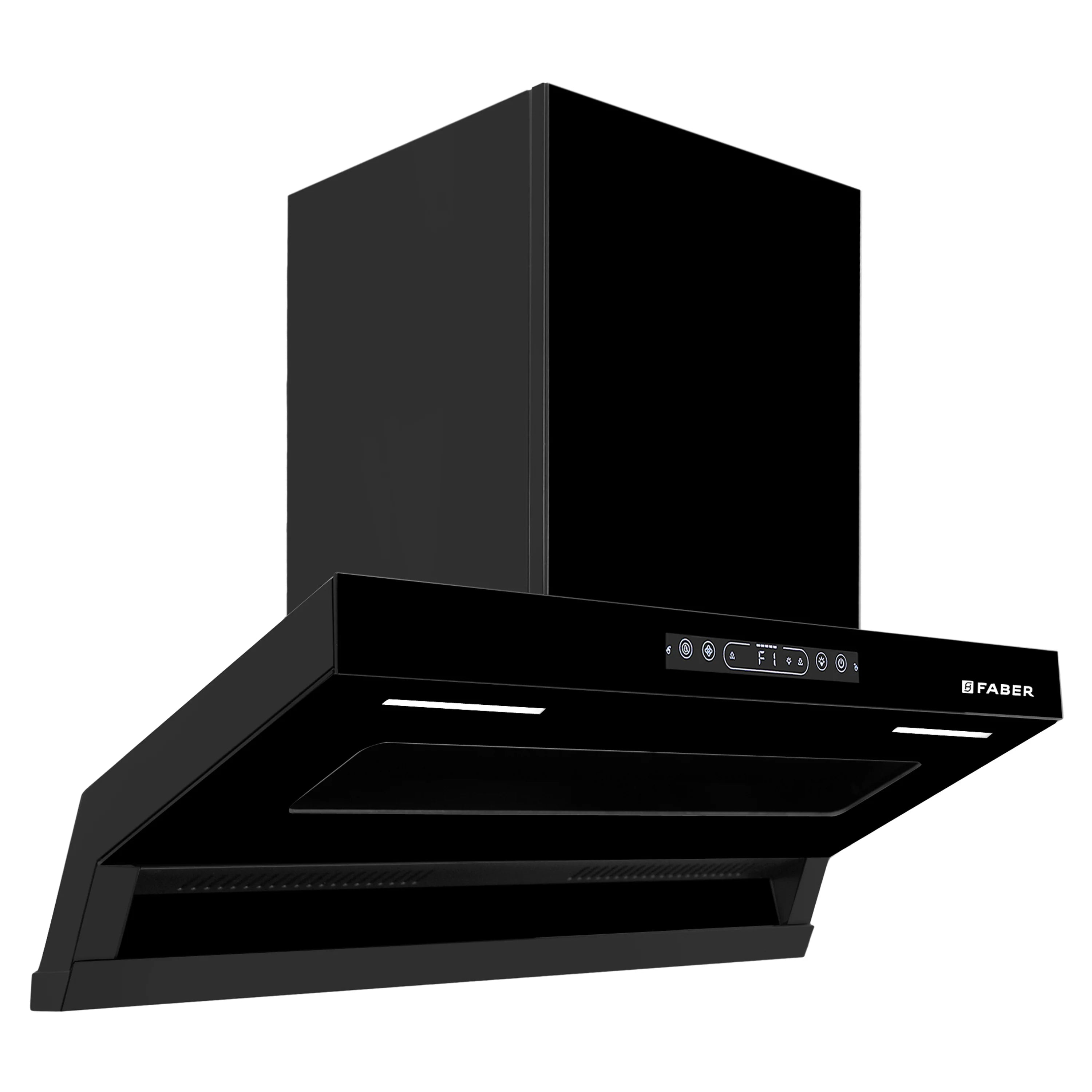 Faber 90 cm Wall Mounted Chimney VIVID FL HC BK 90