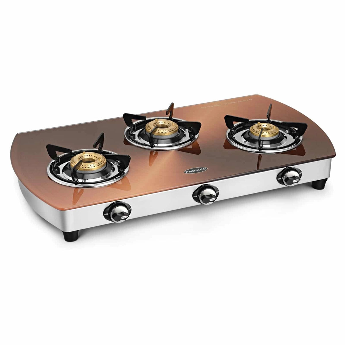 PADMINI CS 3 GT Kopper, Glass Manual Gas Stove
