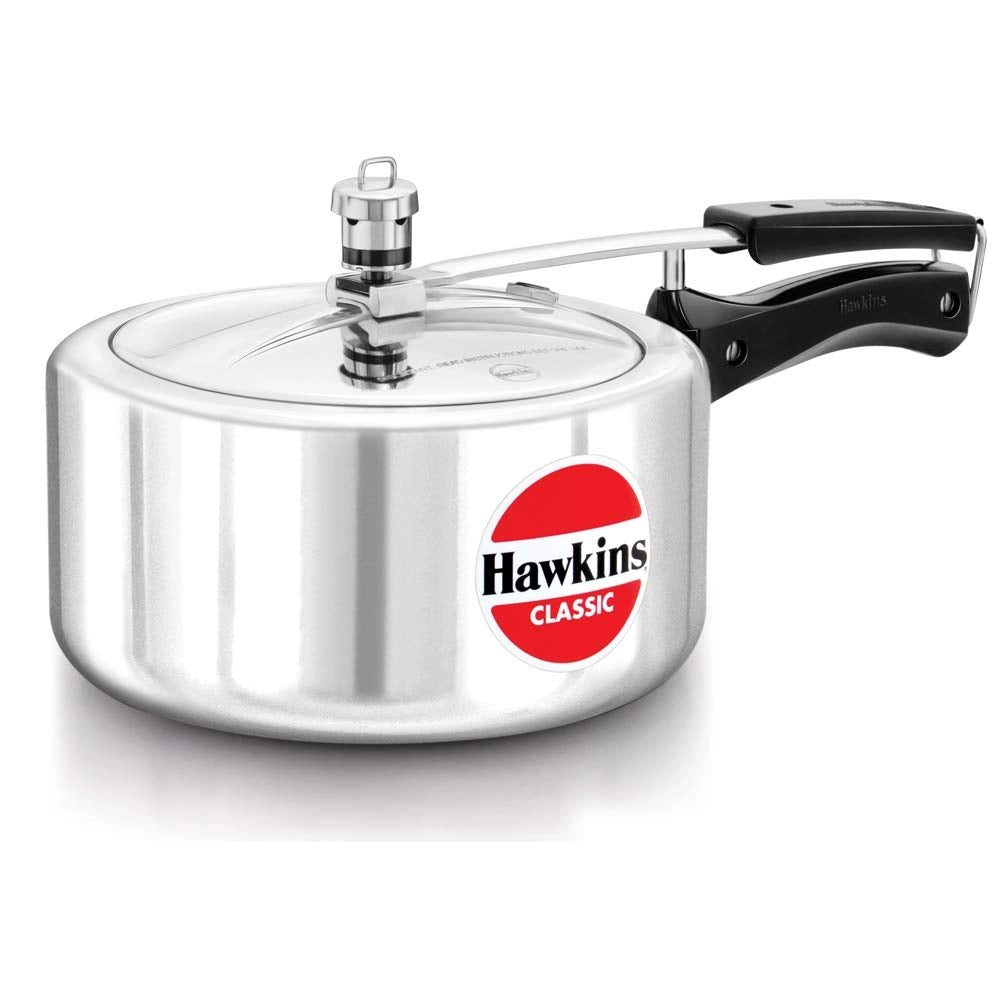 Hawkins Pressure Cooker Classic (Silver) - 3.5 Ltr