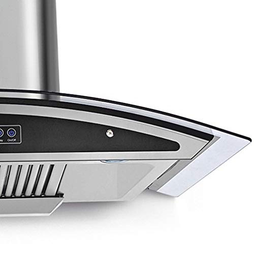 SUNFLAME 60cm 1100 m3/hr Ductless Chimney (Innova60AC, 2 Baffle+Charcoal Filters, Touch Control, Steel/Grey)